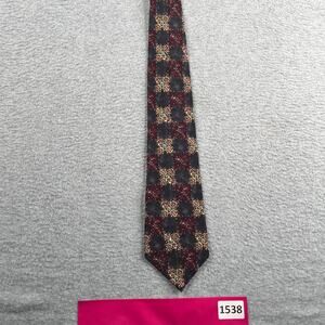 Vintage Chaps Ralph lauren Neck Tie Geometric Made In USA